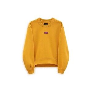 Vans X Curren X Knost Women’s Crewneck Sweater Size Large Oversized Gold Yellow